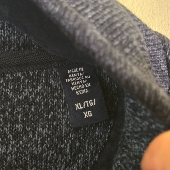 Izod NWT Heather Blue 1/4 Zip Pullover Size XL - Picture 8 of 10